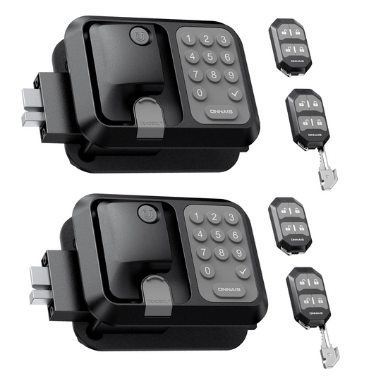 Flash Sale Pro RV Door Lock Keyless Entry Waterproof, 2 Fobs, 1 Control 2 Doors